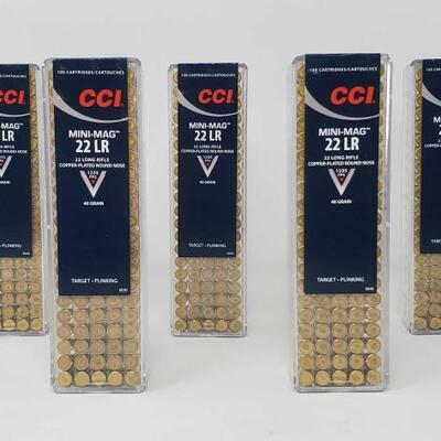 906 500 Rounds Of CCI .22LR 500 Rounds Of CCI .22LR 