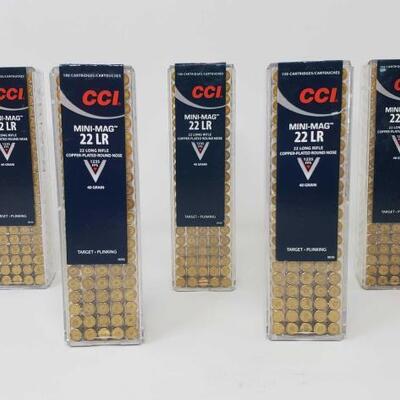 904 500 Rounds Of CCI .22 LR 500 Rounds Of CCI .22 LR 