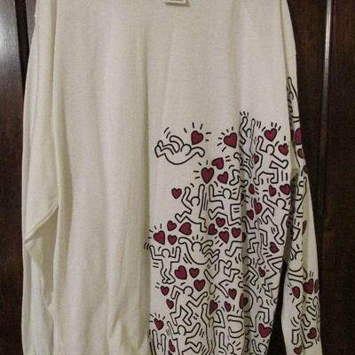 Rare Keith Haring "Manpower" T-shirt never worn!