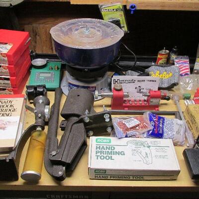 Herters reloading press and ammo supplies