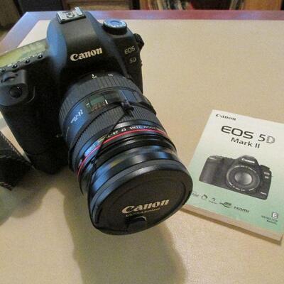 Canon EOS 5D Mark II & EF-24 70mm zoom lens