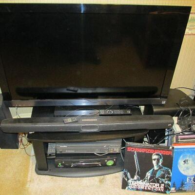 Sony 45" HDTV & Polk soundbar w/subwoofer