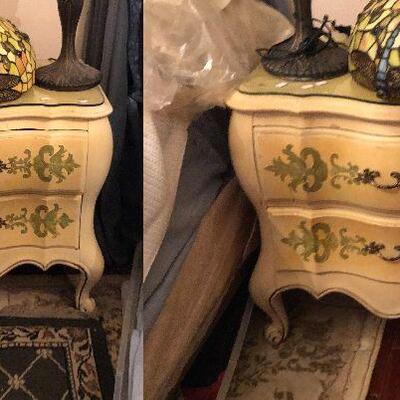 https://www.ebay.com/itm/124486724023	FL4008 Pair of French Provincial Nightstand End Tables Estate Sale Pickup Estate Sale Pickup...