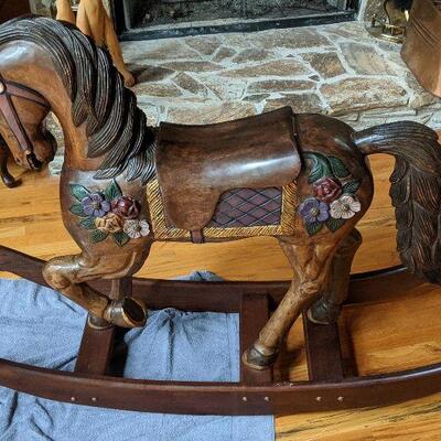 $750, Made by Melissa Laurence a known artist for rocking horses. Client paid over $2500 for it. 