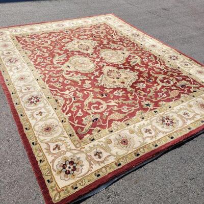 https://ctbids.com/#!/description/share/687806 Burgandy 8x10 rug. This has been in a pet friendly home but there are no stains. Its in...