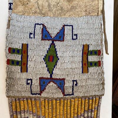 Detail â€“ Plains Indian Pipe Bag