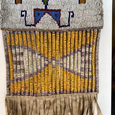 Detail â€“ Plains Indian Pipe Bag