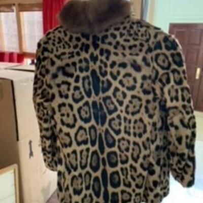 Real fur Jaguar Coat