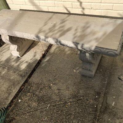 https://www.ebay.com/itm/124486626579	FL0025 Cement Bench $125 each (4 straight and 2 Curved available) Pickup at Estate Sale	 $125.00...