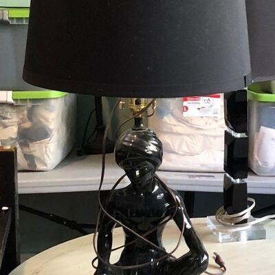https://www.ebay.com/itm/124511442102	WRB4001: Mid Century Black Lamp. India Boy Pickup Only		 Auction 
