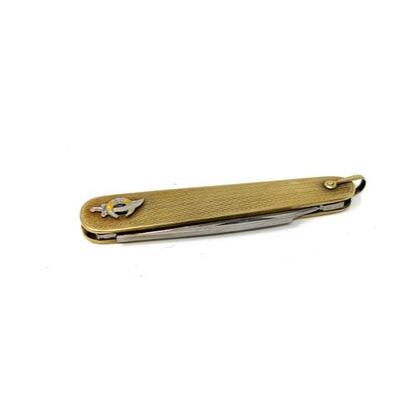 14K Gold Knife 