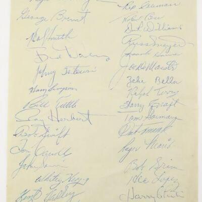 1959 Kansas City Athletics Team Autographs with Roger Maris. 
All of these items are in our current online auction, where you'll find...
