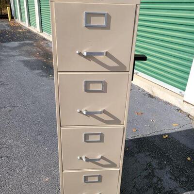 https://ctbids.com/#!/description/share/694354 Four drawer metal filing cabinet. 53