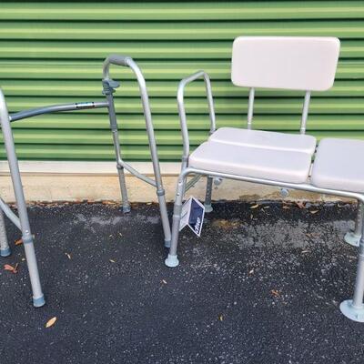 https://ctbids.com/#!/description/share/694347 Adjustable walker with padded handles ranges from 31