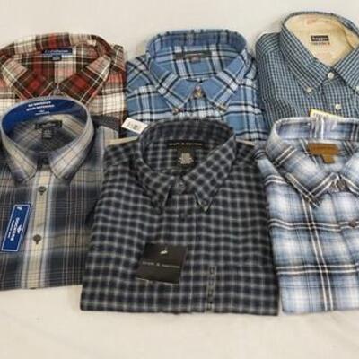1091	LOT OF SEVEN SHIRTS & AN ARROW SWEATER ALL ARE NEW W/ TAGS 
