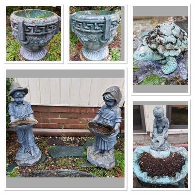 https://ctbids.com/#!/description/share/697702 Six yard statues includes two planters (14