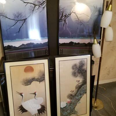 https://ctbids.com/#!/description/share/697650 Asian inspired 2 bird prints 20