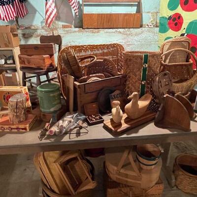 Baskets - Wooden Trays - Picnic Sets