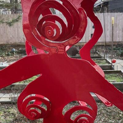 BWE - Signed Metal Art Sculpture