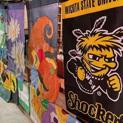 Wichita State WSU Banners & Assorted Holliday