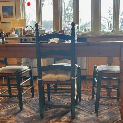 Shaker Style Ladderback Chairs