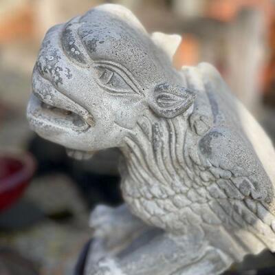 Cement Lawn Gargoyle Ornament