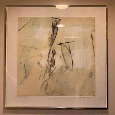 Richard Lacroix, Fugue VI, Abstract, Signed and Numbered Lithograph