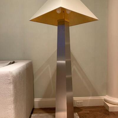 J. Robert Scott “Lithic” Stainless Floor Lamp
