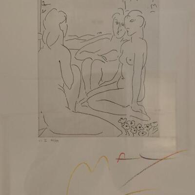 Peter Max, Homage to Picasso Series, Signed and Numbered Etching