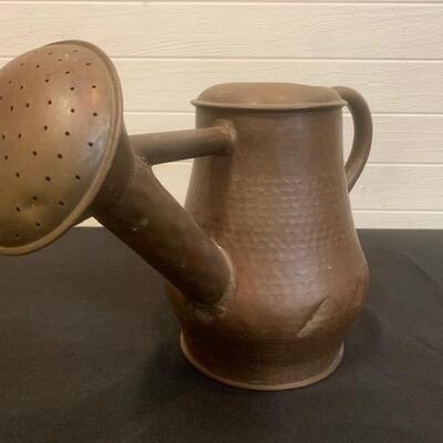 French Style Hand Hammered Copper Garden Watering Can
