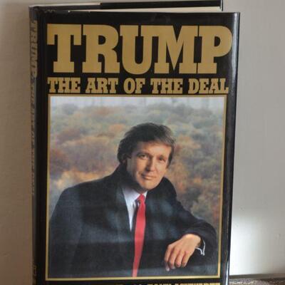 Signed Trump Art Of The Deal Book