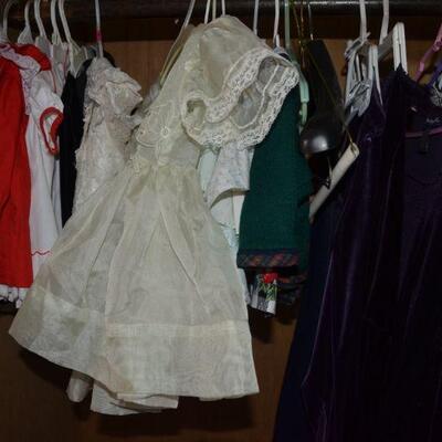 Lots of vintage clothing