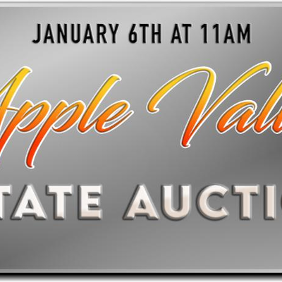 Apple valley Estate Auction