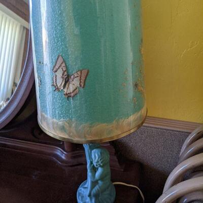 Van Briggle lamp sold on Facebook Live Jan 13th