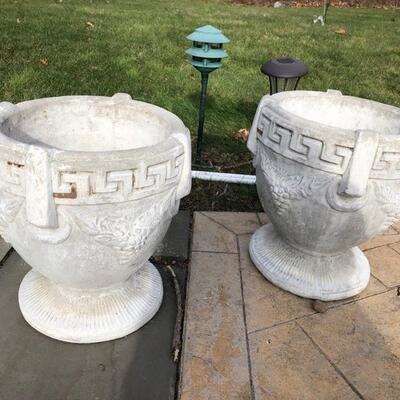 Outside planter pots