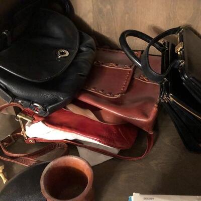 Vintage handbags and purses