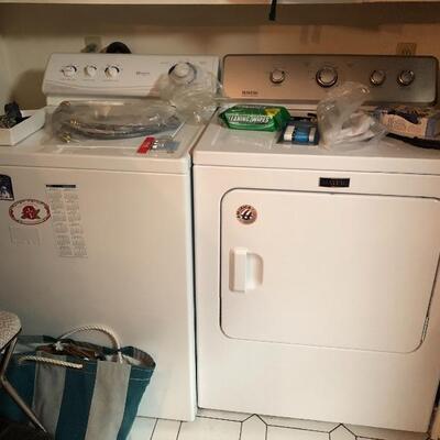 Clean Top load washer and front load dryer