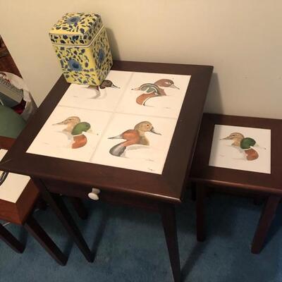 Duck tables and art