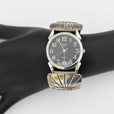 Collezio Wrist Watch with 14K & Sterling Band