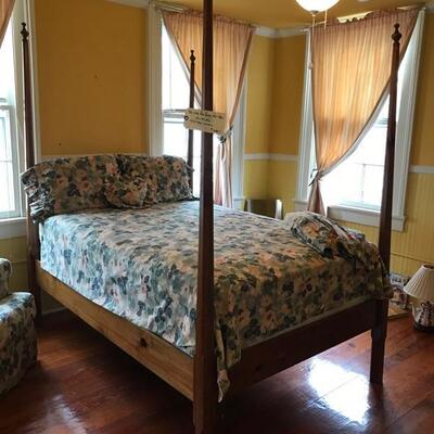 Double with boxspring and mattress $295