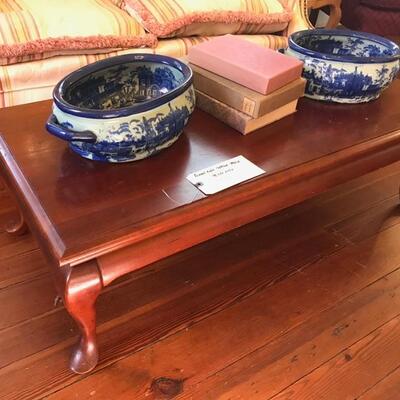 Queen Anne style coffee table $99
48 X 21 X 15