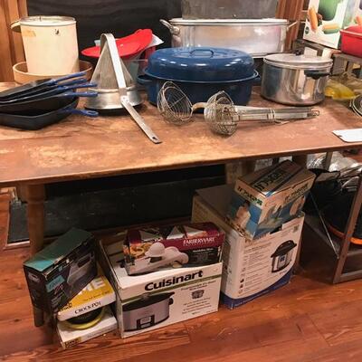 Nathalie's kitchen work table where the magic happened $250