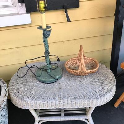 Wicker table $39
30 X 19 X 18