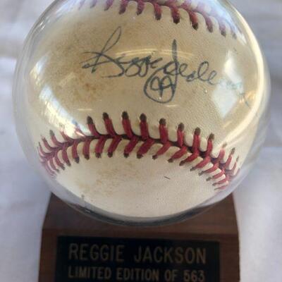 Reggie Jackson Autographed Ball
