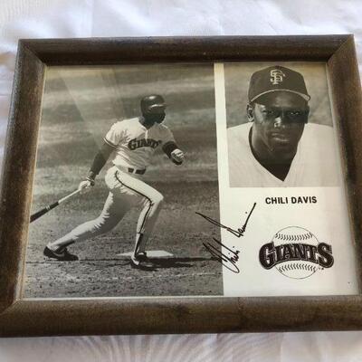 Chili Davis Autographed Photo