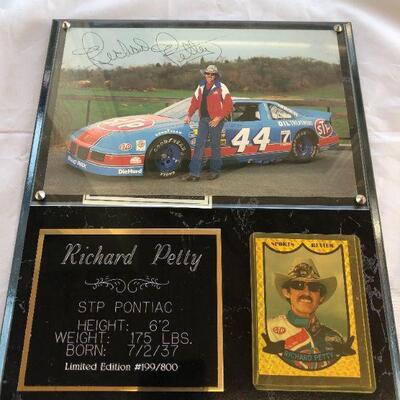 Richard Petty Autographed Picture