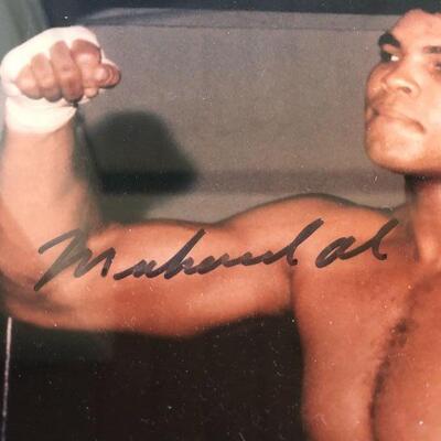 Muhammad Ali Autographed Picture