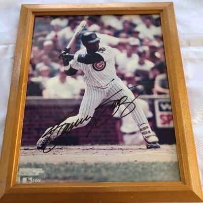 Sammy Sosa Autographed Picture