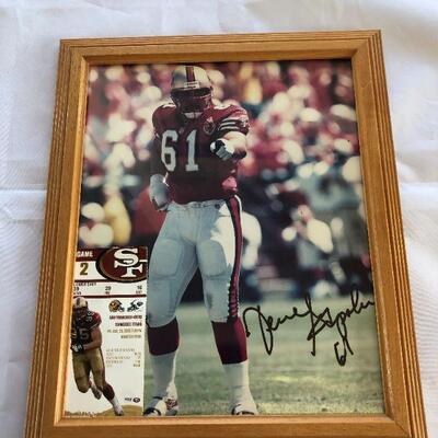 Jesse Sapolu Autographed Photo