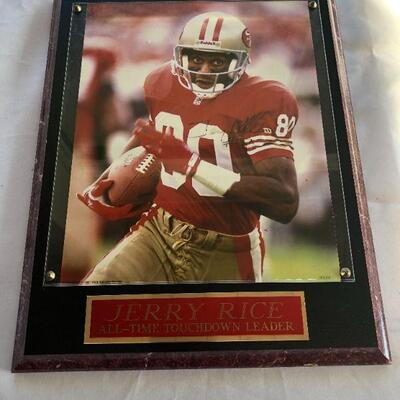 Jerry Rice Autographed Picture